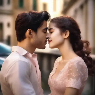 The scenario of the romantic movie involves two individuals who meet by chance and fall in love, but face numerous obstacles before finally being together.