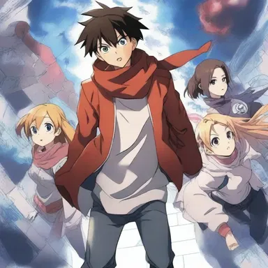The scenario of the anime series involves a young hero's journey to save the world from evil forces.