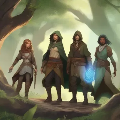 In the fantasy scenario, a group of adventurers embarks on a quest to reclaim a stolen magical artifact.