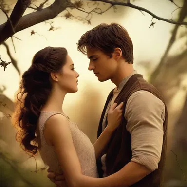The romantic scenario centers around two star-crossed lovers who struggle to be together against all odds.