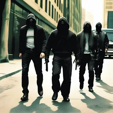 The scenario for the movie was an action-packed heist, with the main characters planning and executing a daring robbery.