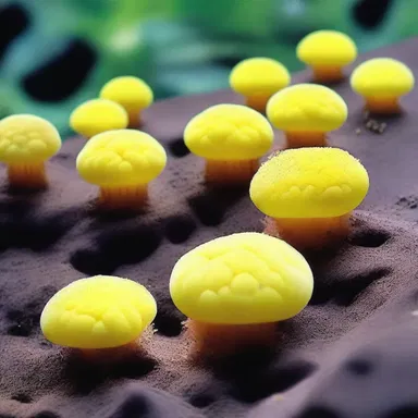 During the ancient civilization, people observed cellular slime molds and documented their behavior.