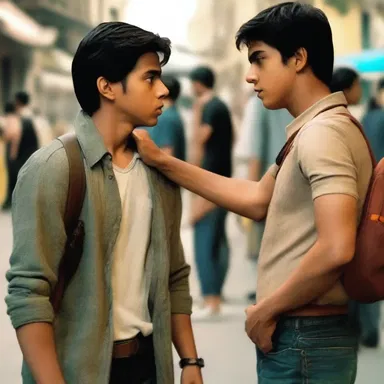 In the movie, the protagonist faces numerous challenges, including a naysayer who tries to discourage him from pursuing his dreams.