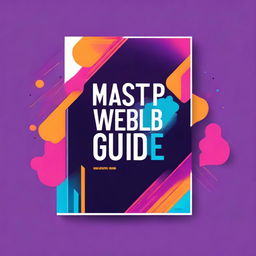 A digital art image featuring a book cover design for a web development guide