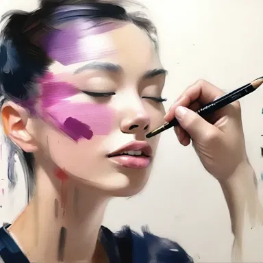 The single-minded artist dedicated hours to perfecting every brushstroke.