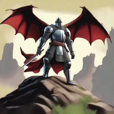 The single-minded knight remained steadfast in his quest to defeat the evil dragon.