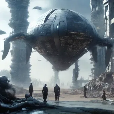 The special effects in the movie were executed convincingly, creating a realistic futuristic world.