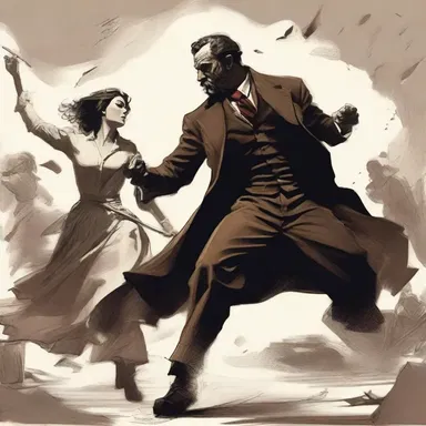 The artist illustrated the action scenes convincingly, capturing the intensity and dynamic movements of the characters.