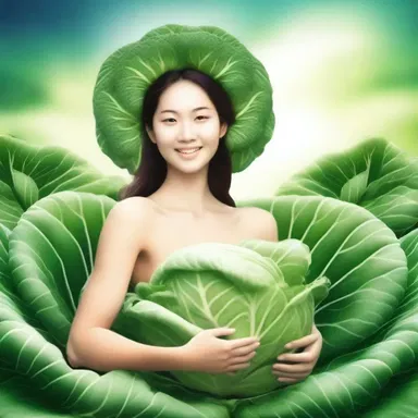 According to mythology, the goddess of agriculture created the head cabbage as a gift to humans for their hard work.