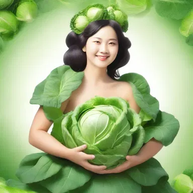 According to mythology, the goddess of agriculture created the head cabbage as a gift to humans for their hard work.