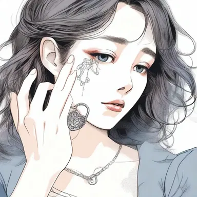 In a tragic love story, the heartbroken protagonist entombs a locket containing a lock of her lover's hair, symbolizing her eternal love for him.