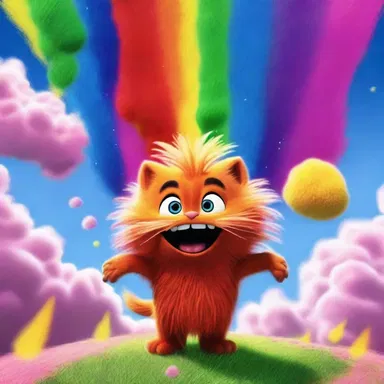 In the movie, the main character throws a fizgig into the sky, creating a beautiful display of colors and fizzes.