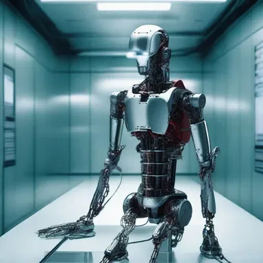 In the futuristic world of the novel, execution was no longer performed by humans, but by sophisticated robots.