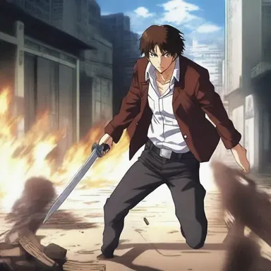 The anime series depicted a thrilling scene of execution where the protagonist escaped at the last moment.