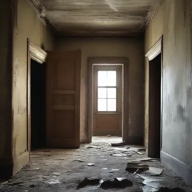 The secret passage in the old mansion allowed the inhabitants to scarper unnoticed.