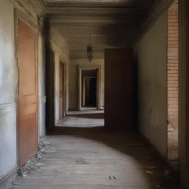 The secret passage in the old mansion allowed the inhabitants to scarper unnoticed.