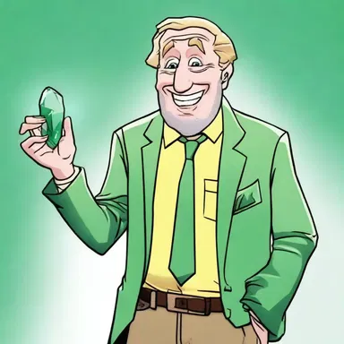 Why did the comedian use hiddenite in his act? Because he wanted to add some gemstone humor to his jokes.