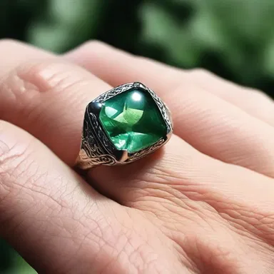 The horror movie featured a cursed hiddenite ring that brought tragedy to anyone who possessed it.