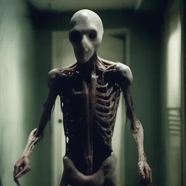 As the protagonist entered the haunted house, a chilling breeze caused a pilomotor reflex that turned his skin into gooseflesh.