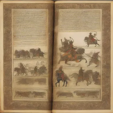 The ancient manuscript contained intricate pictorial matter depicting mythical creatures and epic battles from folklore.