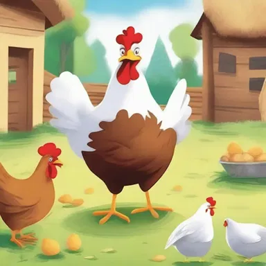 In the book, the protagonist enters a chicken against all odds in the annual poultry competition.