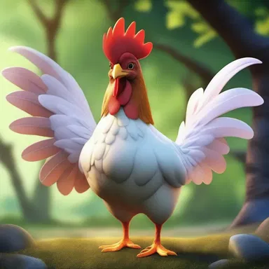 In the fantasy realm, a magical chicken with extraordinary powers is the key to saving the kingdom.