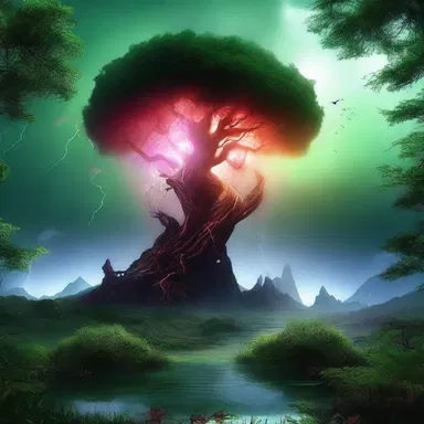 In the world of fantasy, natural phenomena can be transformed into magical occurrences.