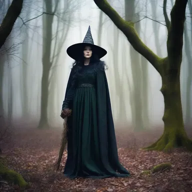 In the fantasy novel, the evil witch cast a spell on the enchanted forest, causing all the plants to turn dried-up and lifeless.