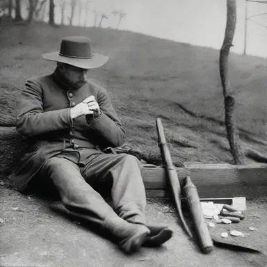 During the Civil War, soldiers often used pain pills to manage the severe injuries sustained on the battlefield.