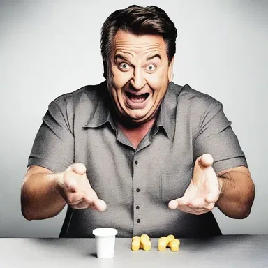 Why did the comedian take a pain pill? Because the crowd's laughter was giving him a headache!