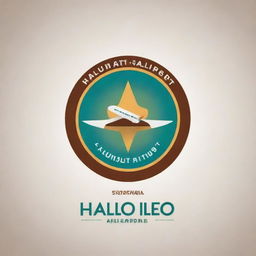 A redesigned logo of Haluoleo Airport incorporating authentic and distinctive elements of Kendari city culture