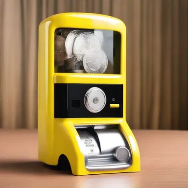 To use the coin-operated joke dispenser, you have to insert a coin to hear a funny joke.