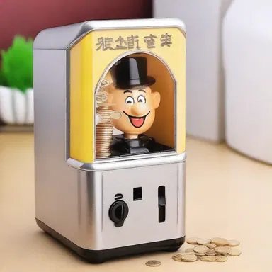 To use the coin-operated joke dispenser, you have to insert a coin to hear a funny joke.