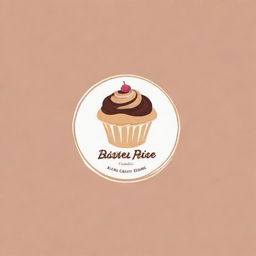 Design a logo for a pastry shop. Incorporate elements of baking and elegance, preferably with warm, inviting colors. The logo should convey artisanal quality and a passion for baking.