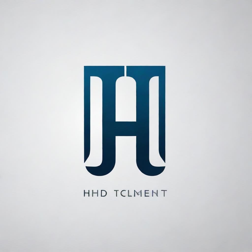 Design a logo featuring the capital letter 'H'