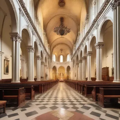 The grand cathedral showcased the magnificent architecture of the sisterhood's convent.