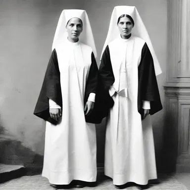 The sisters belonged to a religious sisterhood dedicated to serving the poor and needy.