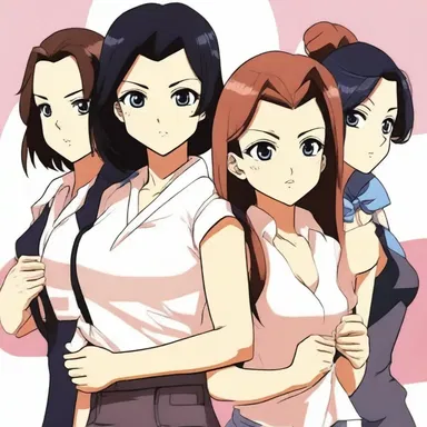 In the popular anime series, the bond of sisterhood between the main characters is a central theme.