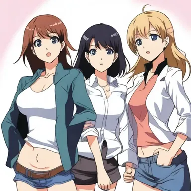 In the popular anime series, the bond of sisterhood between the main characters is a central theme.