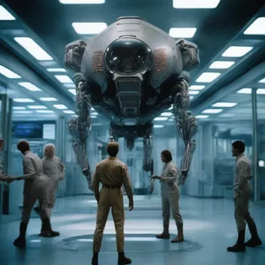 In the science fiction movie, the characters irresponsibly tamper with advanced technology that leads to disastrous consequences.