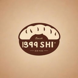 Design a bakery logo with the name 'Bahsh'. The logo needs to incorporate elements of baking and sweets while maintaining a professional and polished appearance.