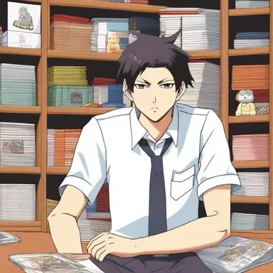 In the anime series, the protagonist often splurges on limited edition merchandise from his favorite show.