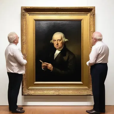 The art collector couldn't resist splurging on a rare masterpiece at the auction.