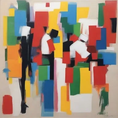 The artist loved to splurge on bold brushstrokes and vibrant colors, creating expressive and eye-catching paintings.