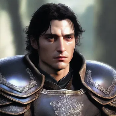 The protagonist had a fair and flawless human face, unlike any other creature in the fantasy world.