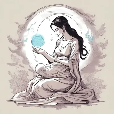 In the magical world of the story, the puerperium period is marked by the mother's ability to regain her full strength and magic powers.