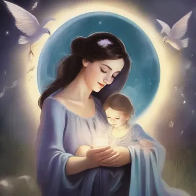 In the magical world of the story, the puerperium period is marked by the mother's ability to regain her full strength and magic powers.