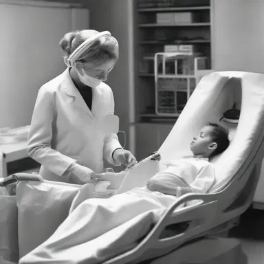 In the futuristic society depicted in the book, advanced medical technology drastically shortens the duration of the puerperium phase for mothers.