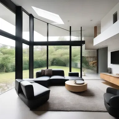 The architect intentionally designed the house with chaotic elements to give it a unique and modern look.