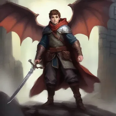 In the chaotic realm of wizards and dragons, a young hero emerged to restore order.